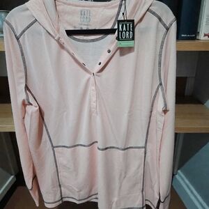 Kate Lord Women's Pink Hoodie Sweatshirt